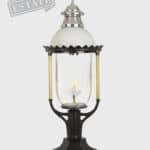 antique gas lamps pier mount