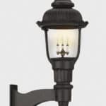 heritage gas lamp wall mount