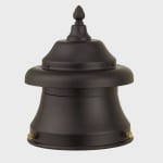 gas lamp ventilator in black