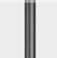 smooth steel post for gas lantern