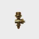 Solid Brass Gas Valve, Side