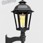 grand bavarian gas lamp wall mount